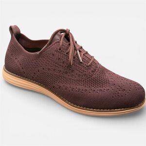 Cole Haan Original Grand stitchlite Wingtip Oxford Sneaker burgundy size 9 1/2